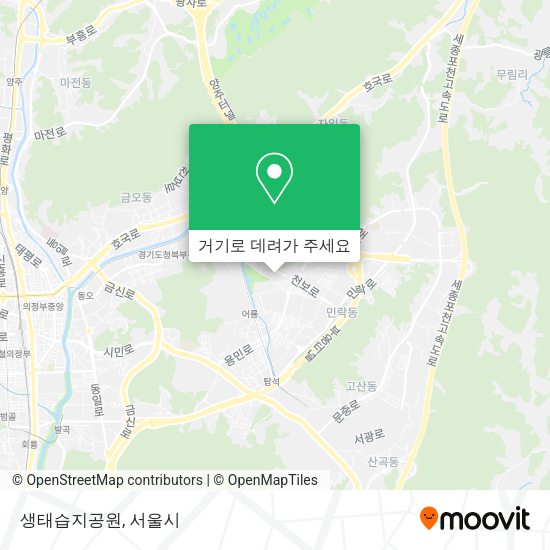 생태습지공원 지도