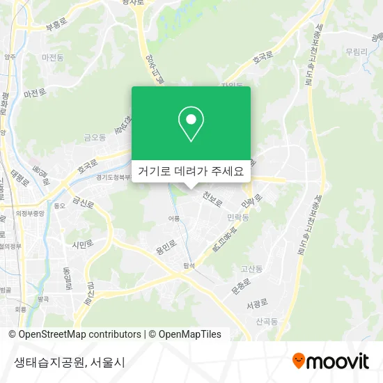 생태습지공원 지도