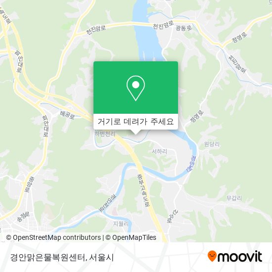 경안맑은물복원센터 지도