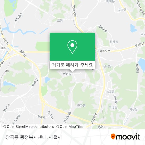 장곡동 행정복지센터 지도