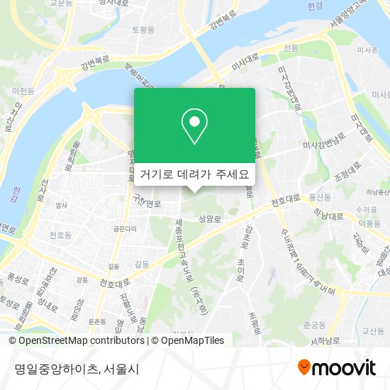 명일중앙하이츠 지도