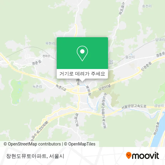 창현도뮤토아파트 지도