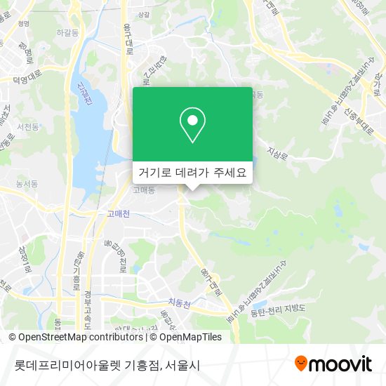 롯데프리미어아울렛 기흥점 지도