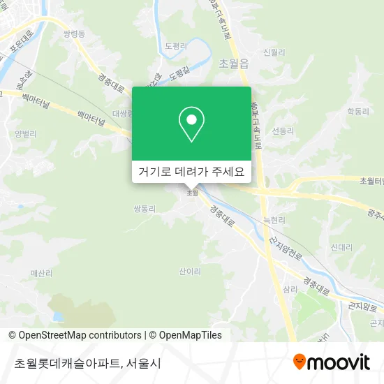 초월롯데캐슬아파트 지도
