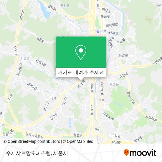 수지샤르망오피스텔 지도
