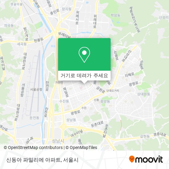 신동아 파밀리에 아파트 지도