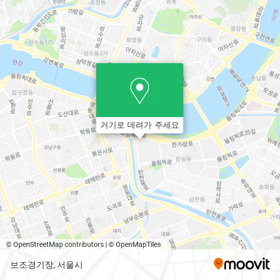 보조경기장 지도