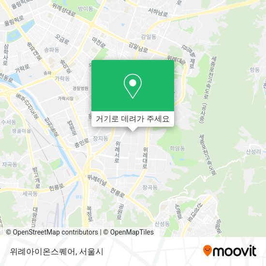 위례아이온스퀘어 지도