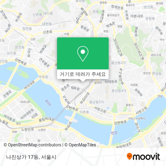 나진상가 17동 지도