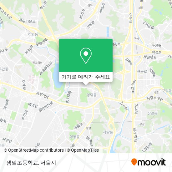 샘말초등학교 지도