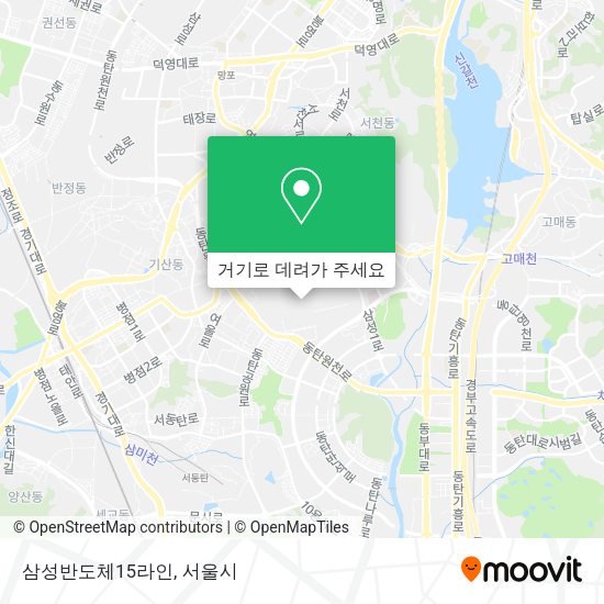 삼성반도체15라인 지도