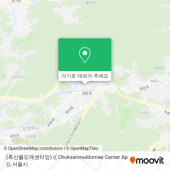 (축산물도매센터앞) (( Chuksanmuldomae Center Ap )) 지도