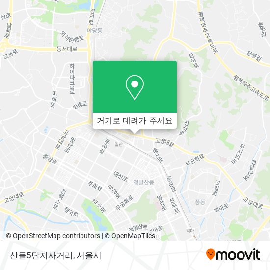 산들5단지사거리 지도