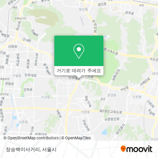 장승백이사거리 지도