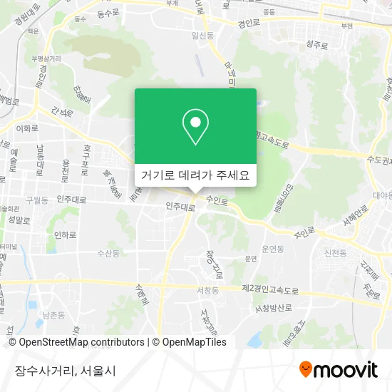 장수사거리 지도