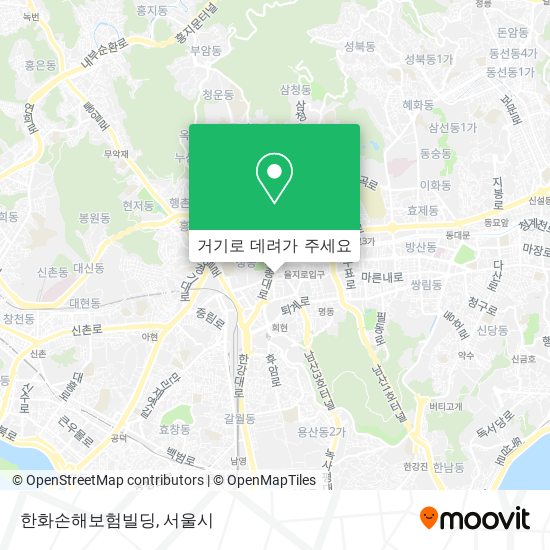 한화손해보험빌딩 지도