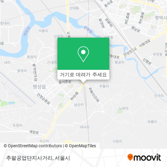 추팔공업단지사거리 지도