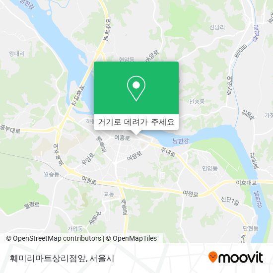 훼미리마트상리점앞 지도