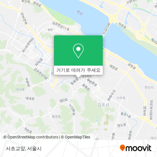 서초교앞 지도
