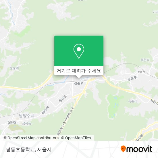 평동초등학교 지도