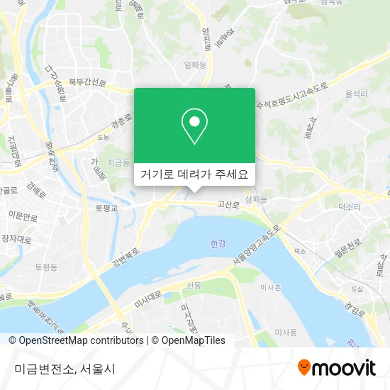 미금변전소 지도