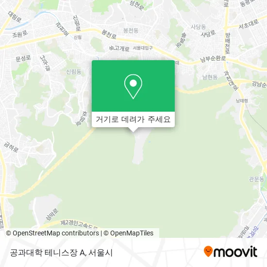 공과대학 테니스장 A 지도