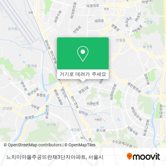 느치미마을주공뜨란채3단지아파트 지도