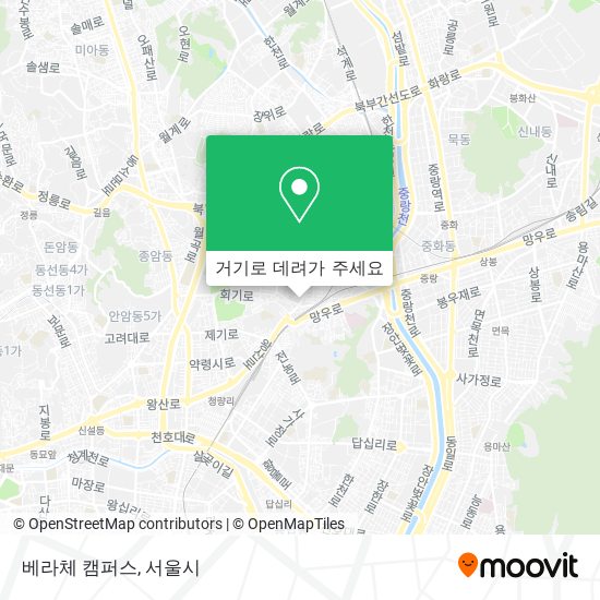 베라체 캠퍼스 지도