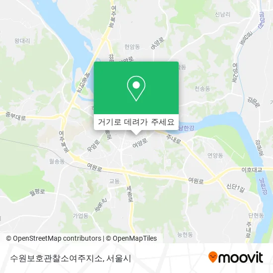수원보호관찰소여주지소 지도