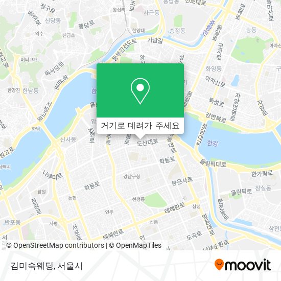 김미숙웨딩 지도