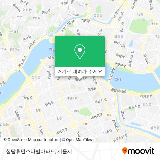 청담휴먼스타빌아파트 지도