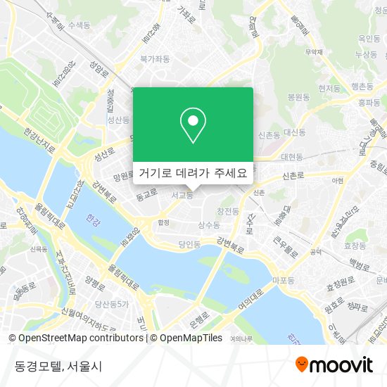 동경모텔 지도