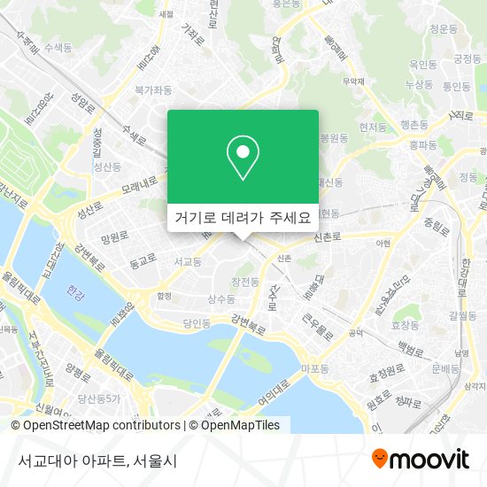 서교대아 아파트 지도