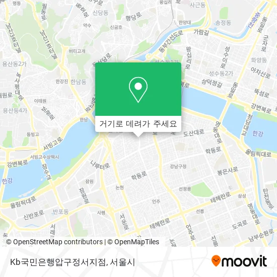 Kb국민은행압구정서지점 지도