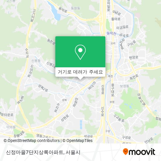 신정마을7단지상록아파트 지도