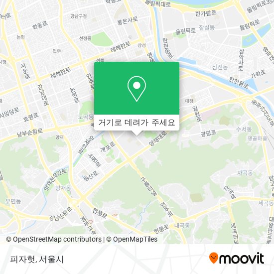 피자헛 지도