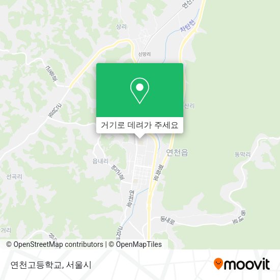 연천고등학교 지도