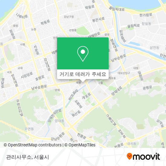 관리사무소 지도