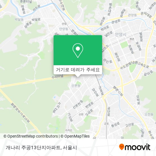 개나리 주공13단지아파트 지도