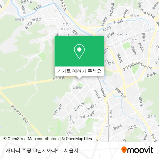 개나리 주공13단지아파트 지도