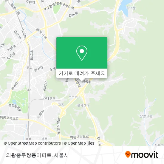 의왕충무쌍용아파트 지도