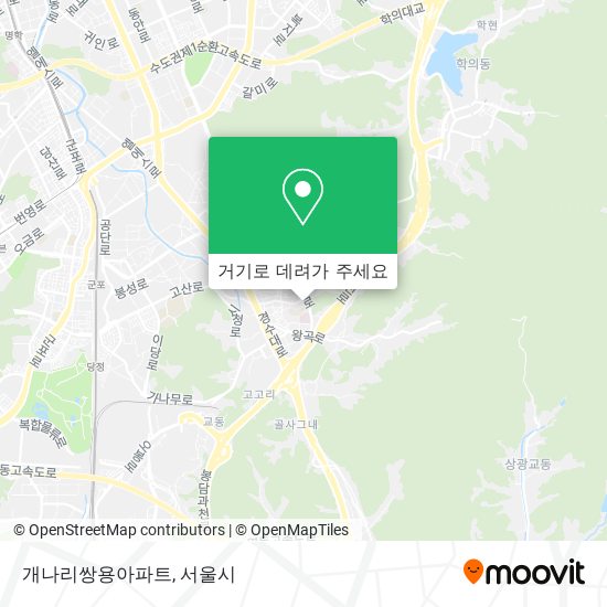 개나리쌍용아파트 지도