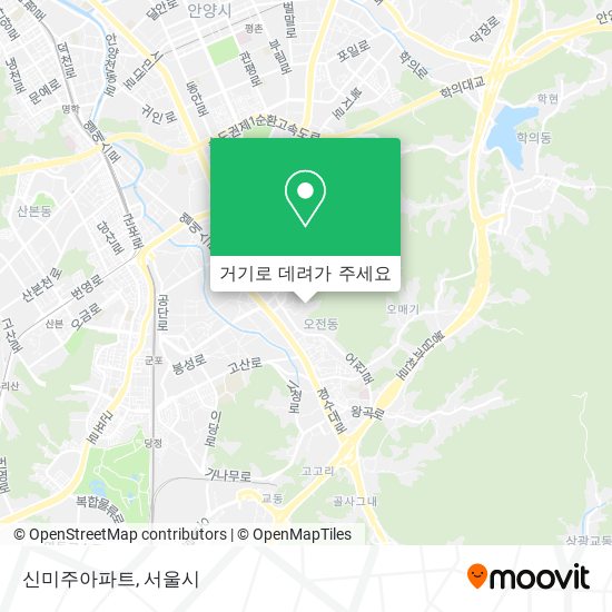 신미주아파트 지도