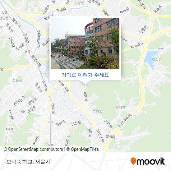 모락중학교 지도