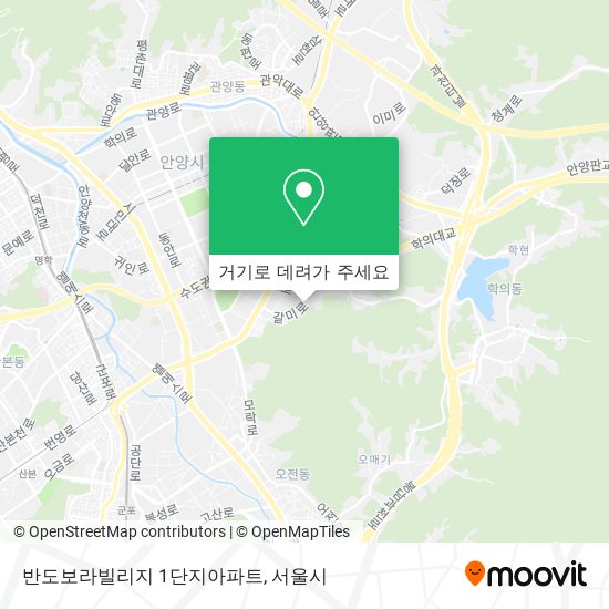 반도보라빌리지 1단지아파트 지도