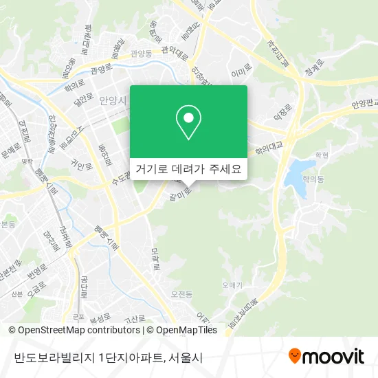 반도보라빌리지 1단지아파트 지도