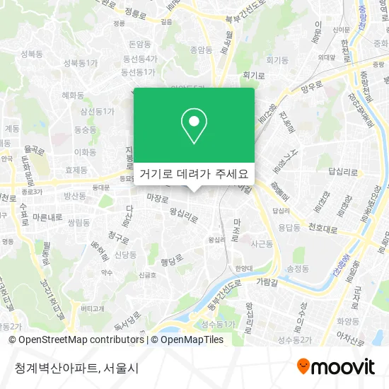 청계벽산아파트 지도