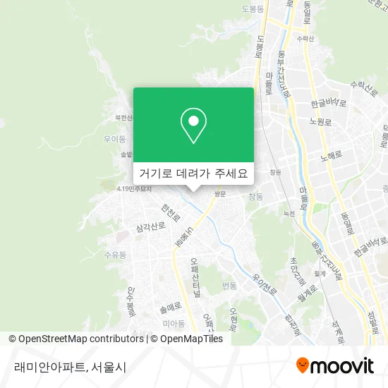 래미안아파트 지도