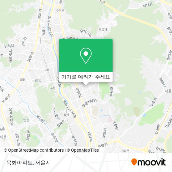 목화아파트 지도