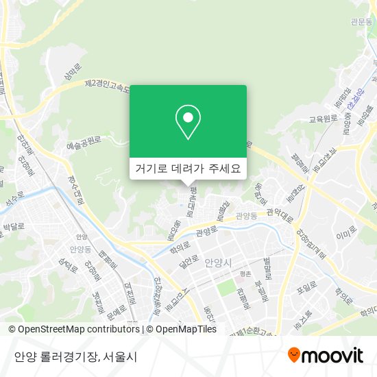 안양 롤러경기장 지도